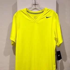 Nike Dri-Fit V-neck t-shirt / canary yellow